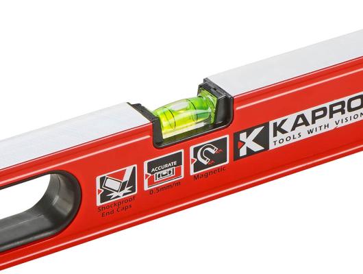 KAPRO APOLLO Prof. vaterpas 80 cm med DualView og 3 acryl-libeller